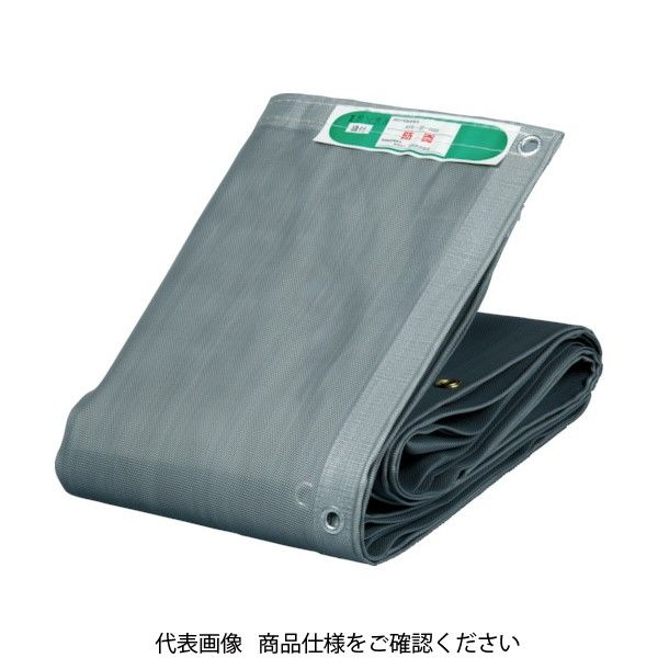 トラスコ中山 TRUSCO ソフトメッシュシートα 幅1.8mX長さ3.6m グレー GM-1836A GY 1枚 328-6436（直送品）