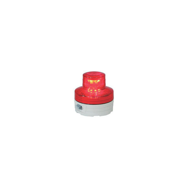 日動工業 日動 電池式LED回転灯ニコUFO 夜間自動点灯タイプ 赤 NU-BR 1個(1台) 356-1330（直送品）