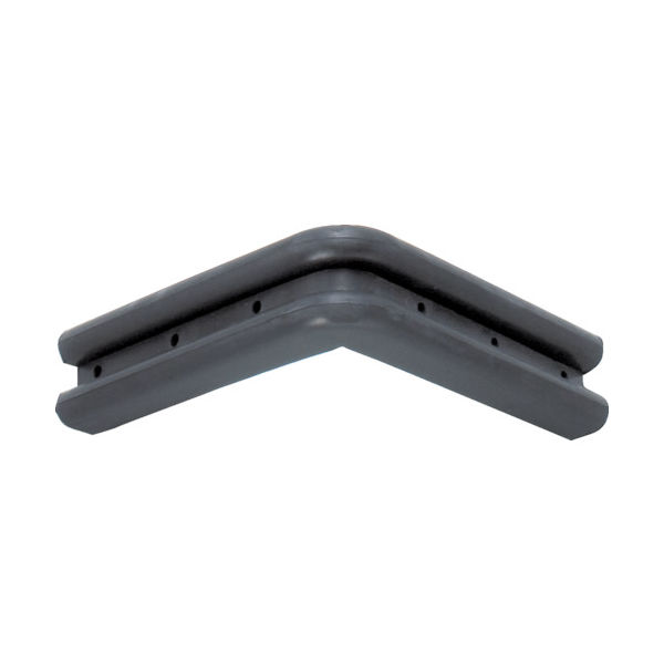 スギコ産業 スギコ L型コーナーゴム 151×151 黒 TO-203B 1個 282-5082（直送品）