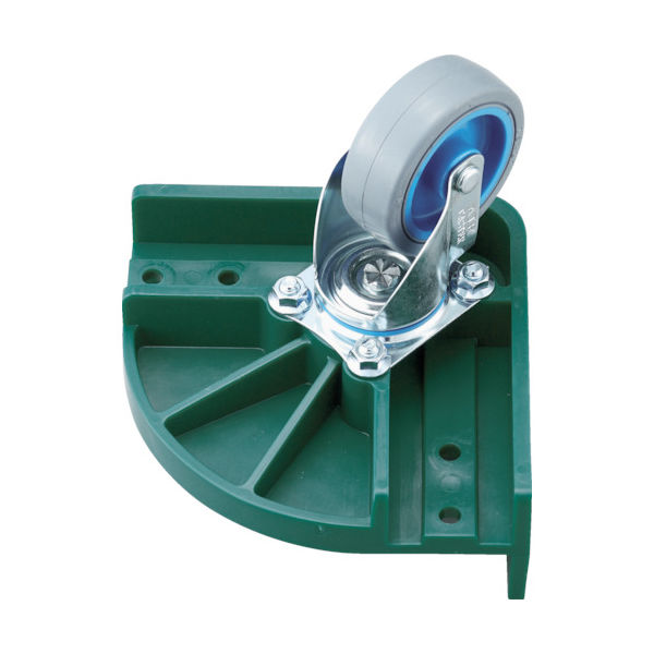 トラスコ中山 TRUSCO 伸縮式コンテナ台車用コーナーセット 省音タイプ ストッパー付X2 FCD-CR-ALG-S 1セット（直送品）