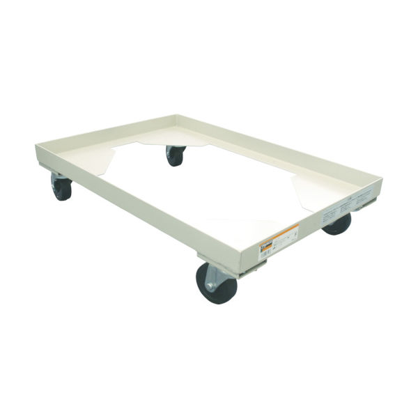 トラスコ中山 TRUSCO 箱台車 内寸550×390 ゴム車 オール自在タイプ B-3BG 1台 510-4963（直送品）