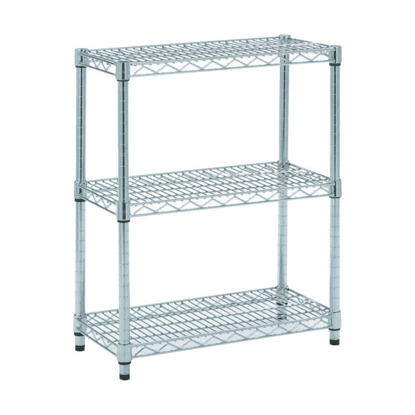 トラスコ中山 TRUSCO ステンレス製メッシュラック H745XW1824XD457 3段 TSM-2643 1台(1個)（直送品）