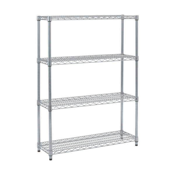 トラスコ中山 TRUSCO ステンレス製メッシュラック H1228XW1207XD457 4段 TSM-4444 1台(1個)（直送品）