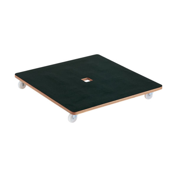 トラスコ中山 TRUSCO 合板平台車プティカルゴ 900X900 ゴム張り ナイロン車 PCG-9090 1台(1セット)（直送品）