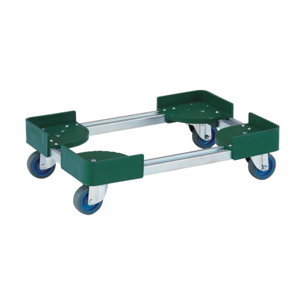 トラスコ中山 TRUSCO 伸縮式コンテナ台車 内寸300ー400X400ー500 スチール製 FCD-3040-ALG 1台（直送品）