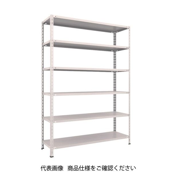 TRUSCO スチールラック 軽量棚 中棚ボルトレス型1500X450X2100 6段 