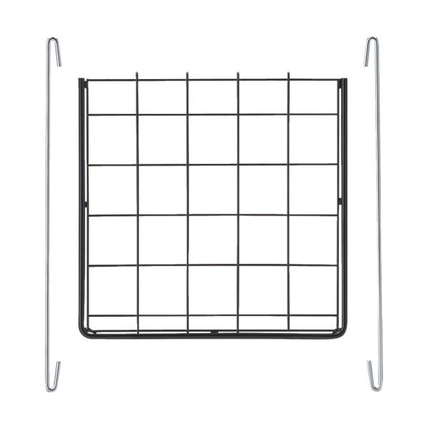 トラスコ中山 TRUSCO メッシュ棚板 ステー付 269X260 BK 黒 TMT-300 1枚 256-7750（直送品）