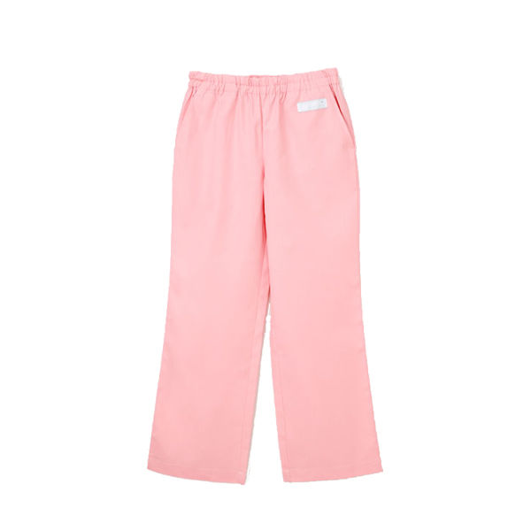 ナガイレーベン 男女兼用パンツ （スクラブパンツ） 医療白衣 ピンク M SL-5093（取寄品）