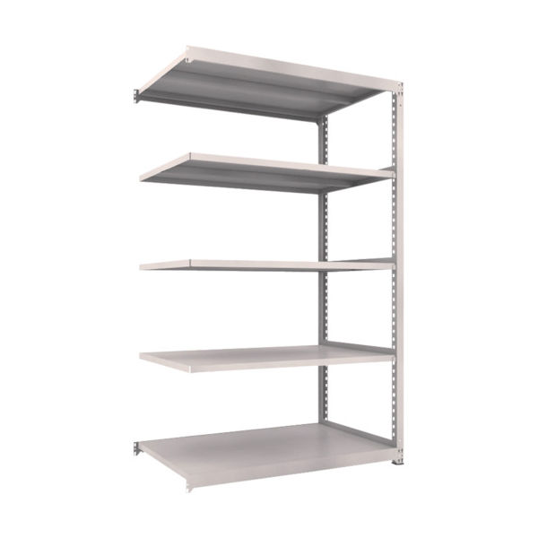 TRUSCO スチールラック M3型中量棚 1500X921XH2400 5段 連結 ネオグレー M3-8595B NG 1台(1個)（直送品）