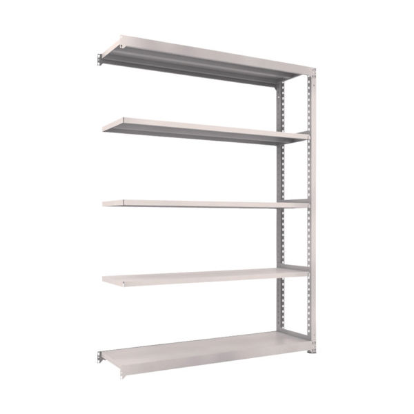 TRUSCO スチールラック M3型中量棚 1800X471XH2400 5段 連結 ネオグレー M3-8655B NG 1台(1個)（直送品）