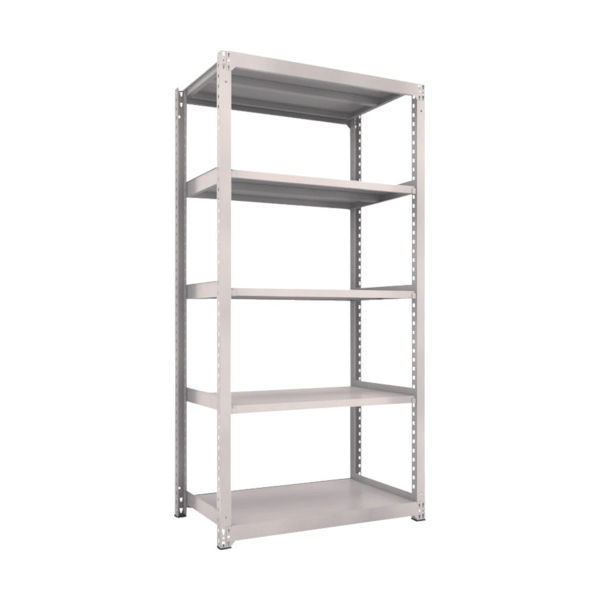 TRUSCO スチールラック M3型中量棚 1200X721XH2400 5段 単体 ネオグレー M3-8475 NG 1台(1個)（直送品）