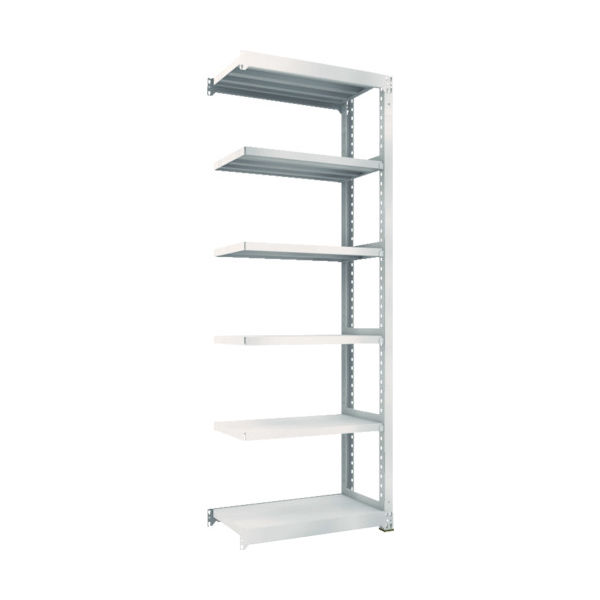 TRUSCO スチールラック M5型中量棚 900X471XH2400 6段 連結 ネオグレー M5-8356B NG 1台(1個)（直送品）