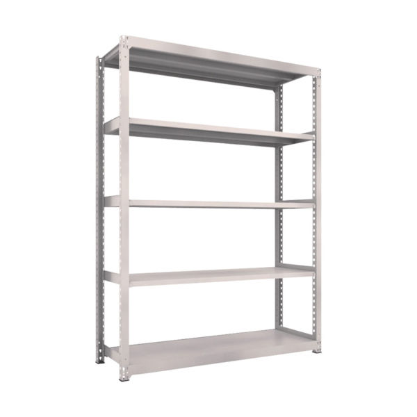 TRUSCO スチールラック M3型中量棚 1800X571XH2400 5段 単体 ネオグレー M3-8665 NG 1台(1個)（直送品）