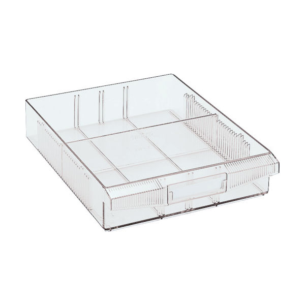 トラスコ中山 TRUSCO パーツケース バンラックケースAW型引出 内寸223X265XH56 透明 AW-2 1個 511-8662（直送品）
