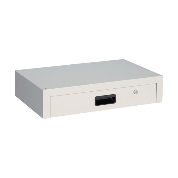 トラスコ中山 TRUSCO ツールワゴン ラビットワゴン用引出1段 600X400 ホワイト RBW-64V W 1台 366-3167（直送品）