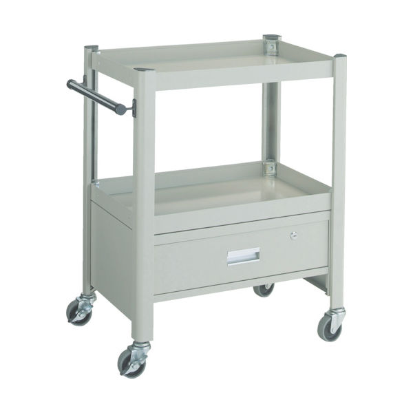 トラスコ中山 TRUSCO コンビネーションワゴン 643X427XH880 1段引出付 TCW-81C1 1台 301-5157（直送品）