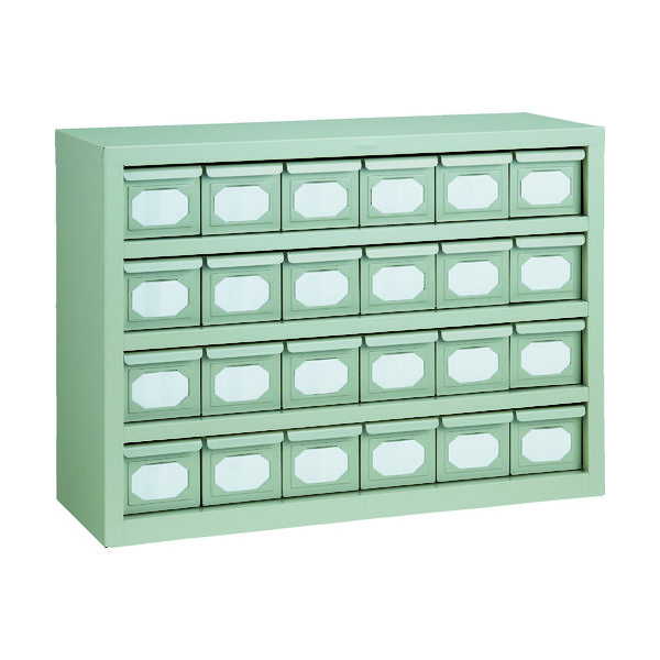トラスコ中山 TRUSCO K型引出しユニット 854X609 Vー1X24個 ネオグレー K-64N NG 1台 512-3461（直送品）