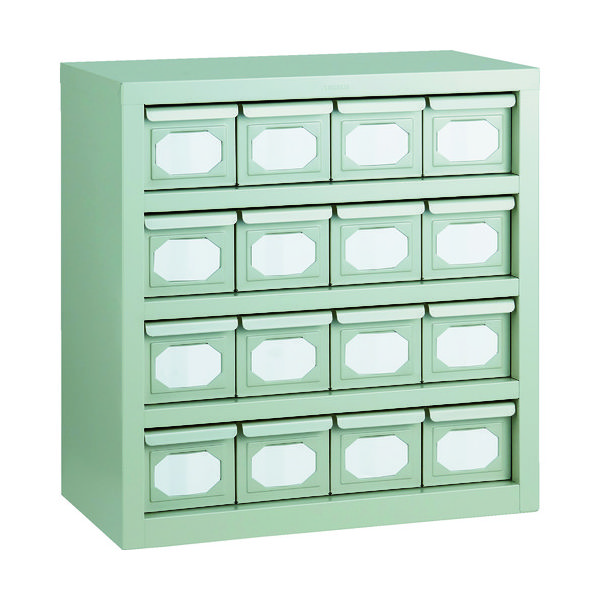 トラスコ中山 TRUSCO K型引出しユニット 592X609 Vー1X16個 ネオグレー K-44N NG 1台 512-3437（直送品）