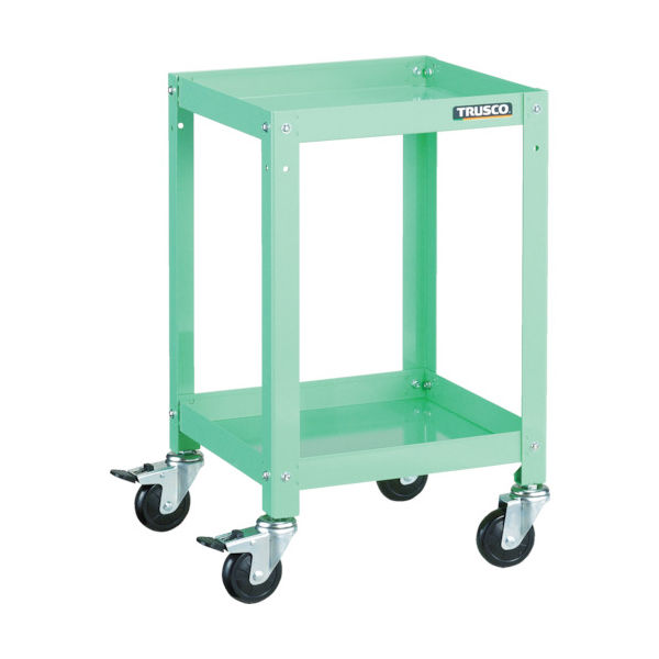 トラスコ中山 TRUSCO ツールワゴン ラビットワゴン 360X360 ゴム車輪 ヤンググリーン RBW-632 YG 1台（直送品）