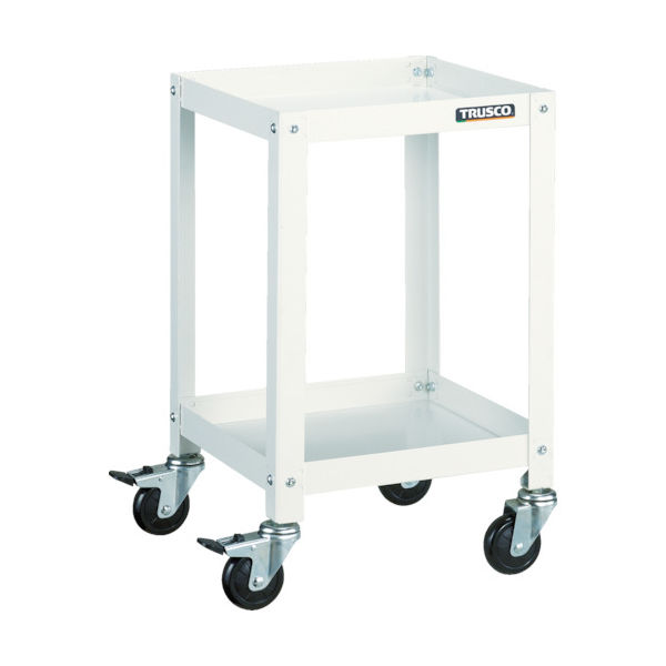 トラスコ中山 TRUSCO ツールワゴン ラビットワゴン 360X360 ゴム車輪 ホワイト RBW-632 W 1台 366-3108（直送品）