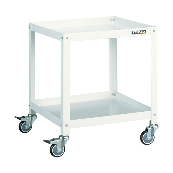 トラスコ中山 TRUSCO ツールワゴン ラビットワゴン 500X500 ウレタン車輪 ホワイト RBW-652U W 1台（直送品）