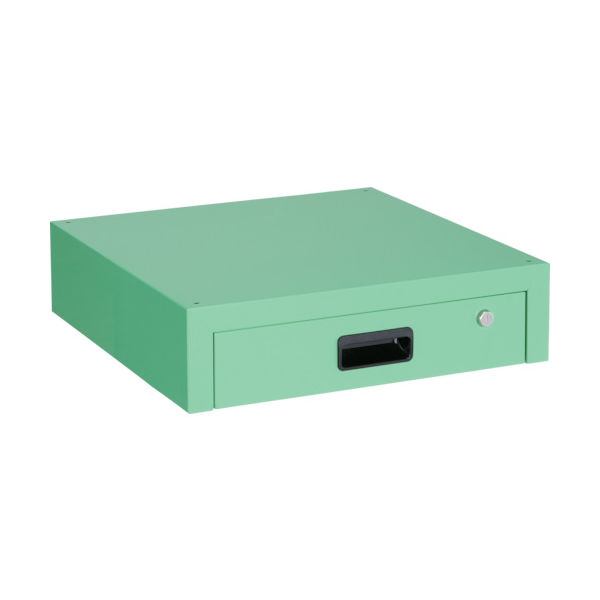 トラスコ中山 TRUSCO ツールワゴン ラビットワゴン用引出1段 500X500 ヤンググリーン RBW-55V YG 1台（直送品）