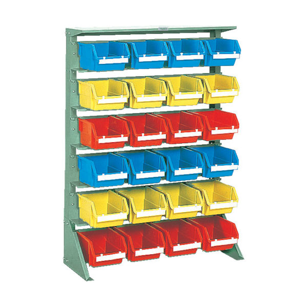 トラスコ中山 TRUSCO 重量コンテナラック H1265 T5X24 U-1260 1台(1セット) 501-8692（直送品）