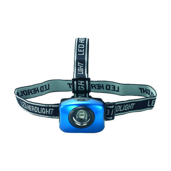 トラスコ中山 TRUSCO アルミ強力LEDヘッドライト(ブルー) THLX-2213A-B 1個 329-2517（直送品）