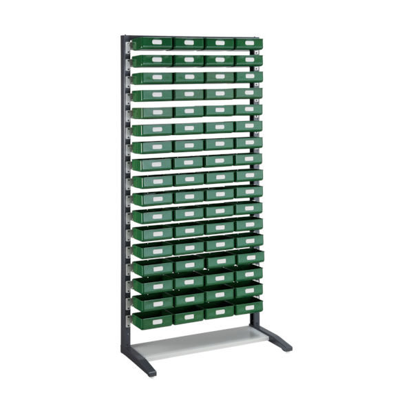 トラスコ中山 TRUSCO UPR型ライトビンラック Kー20HX68個 UPR-L1817KL 1台(1セット) 330-4639（直送品）