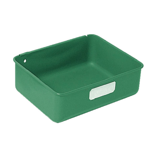 トラスコ中山 TRUSCO スチール製ライトビン 198X158XH66 緑 K-20H 1個 507-0031（直送品）