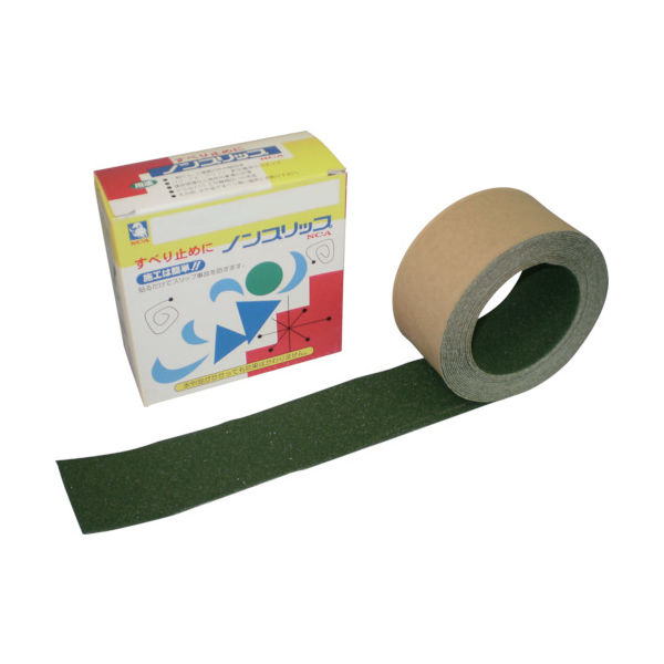 日本レヂボン NCA ノンスリップテープ 50×5m 緑 NSP-505 GN 1巻 001-1401（直送品）