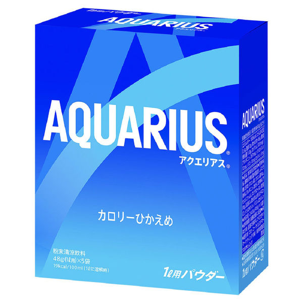 ポカリスエット アクエリアス 1L用粉末 5袋×4箱 - その他