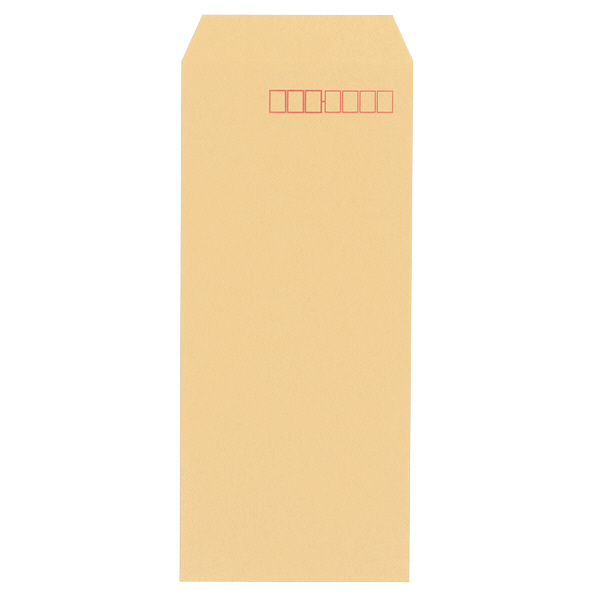 寿堂　コトブキ封筒（クラフト・センター貼り） 長4〒枠あり　1000枚