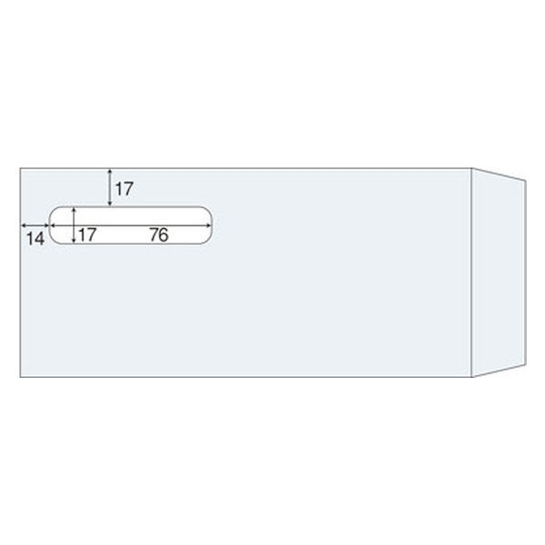ヒサゴ 窓つき封筒（給与明細書用） MF31T 1箱（1000枚入） - アスクル