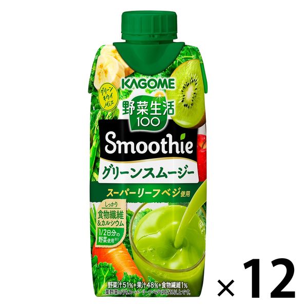 カゴメ野菜生活 バナナスムージー 食物繊維 砂糖不使用 ２４本 - その他