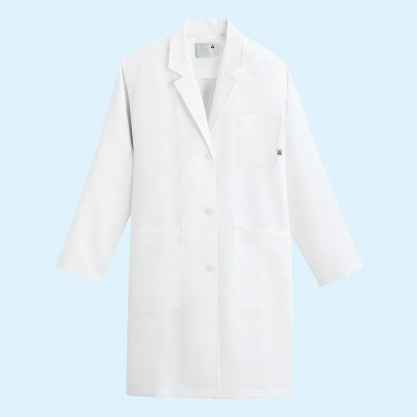 ルコックスポルティフ レディスドクターコート（診察衣） シングル UQW4101 ホワイト S（直送品）
