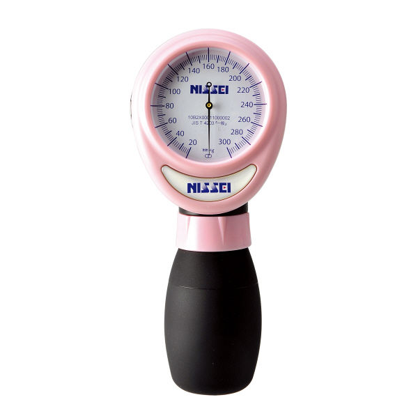 日本精密測器　ワンハンドアネロイド血圧計ピンク　HT-1500‐11K　1台　（別送品）