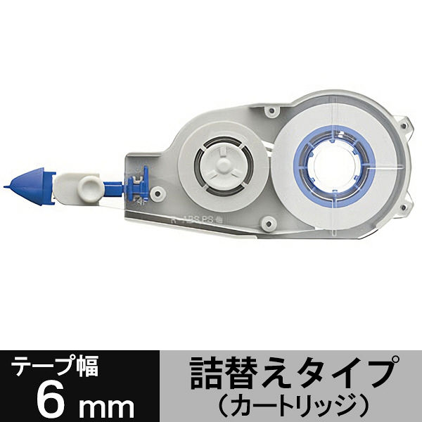 トンボ鉛筆【MONO】修正テープカートリッジ モノCX用 6mm幅×12m　CT-CR6　30個