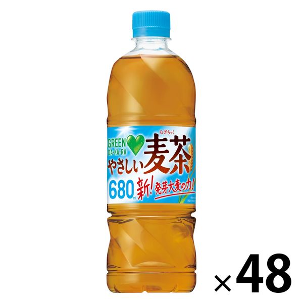 サントリー GREEN DA・KA・RAやさしい麦茶 650ml 1セット（48本