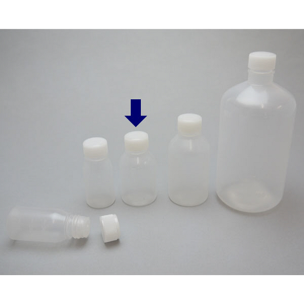 ケーエム化学 外用瓶 丸型 穴栓付 （未滅菌） 60cc 1502 1箱（200本入）（取寄品）