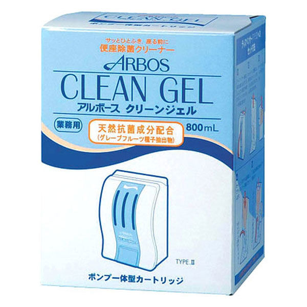 便座除菌クリーナークリーンジェル800　カートリッジ800mL　1個 アルボース