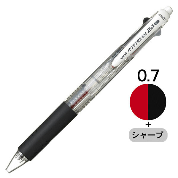 三菱鉛筆 ジェットストリーム 2色ボールペン 0.7mm (軸色 ピンク