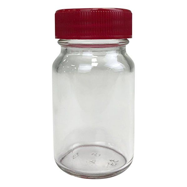 アズワン 規格瓶(広口) 透明 50mL 5-130-04 1セット(30個:1個×30本)（直送品）