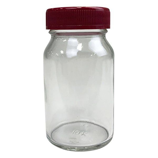 アズワン 規格瓶(広口) 透明 108mL 5-130-06 1セット(30個:1個×30本)（直送品）