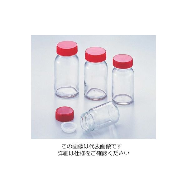 アズワン 規格瓶(広口) 透明 134mL 5-130-07 1セット(20個:1個
