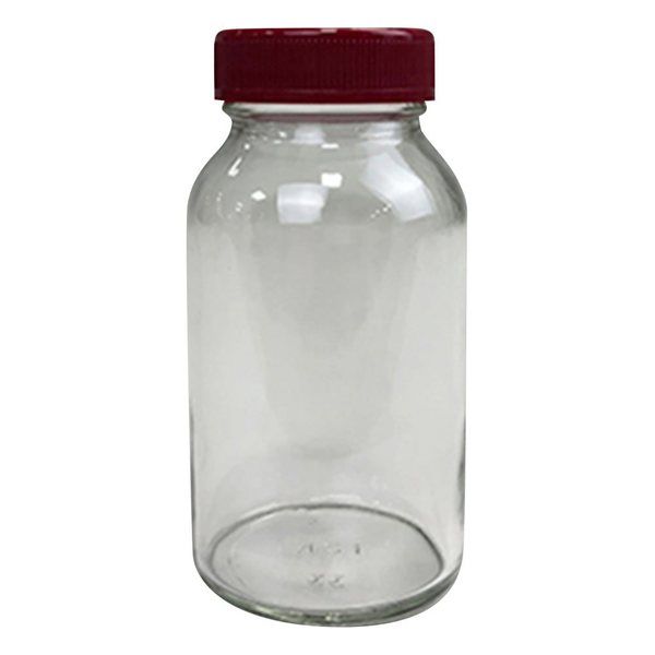 アズワン 規格瓶(広口) 透明 173mL 5-130-08 1セット(20個:1個×20本)（直送品）