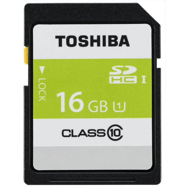 東芝 SDHCメモリーカード 16GB SDAR40N16G - アスクル