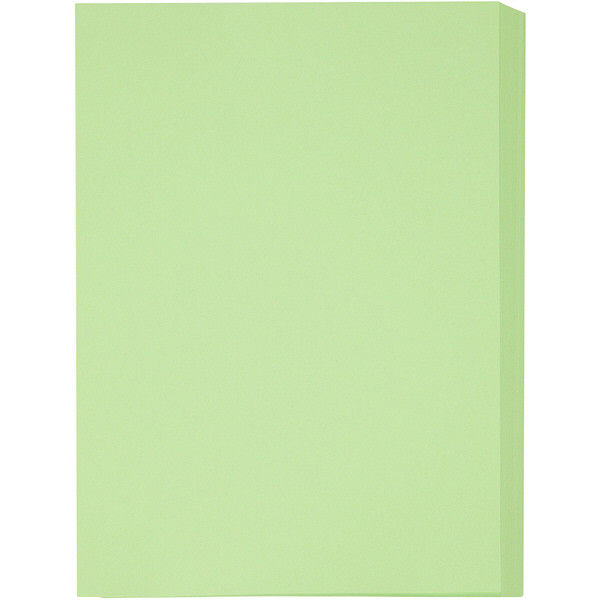 アスクル カラーペーパー厚口グリーン B4 1冊（250枚入）  オリジナル