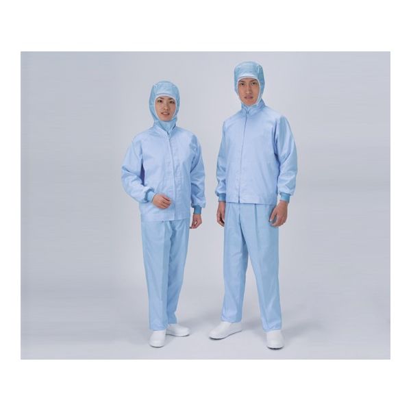 サンエス ジャケット男女共用 常温タイプ M サックスブルー 2-8739-02 1枚（直送品）