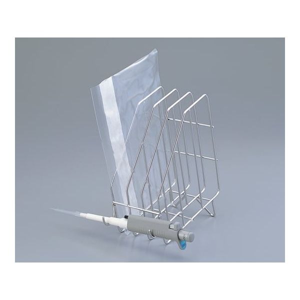 サンクラフト バッグスタンド 3枚用 ピペット置き付 Pタイプ 1個 2-7265-02（直送品）